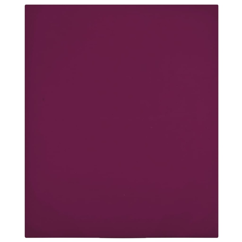 Berkfield Jersey Fitted Sheet Bordeaux 140×200 cm Cotton