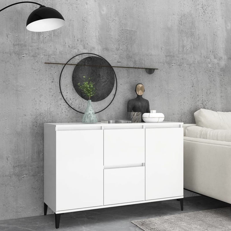 Berkfield Sideboard White 104x35x70 cm Engineered Wood
