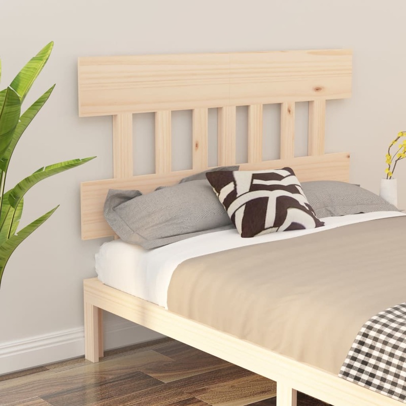 Berkfield Bed Headboard 163.5x3x81 cm Solid Wood Pine
