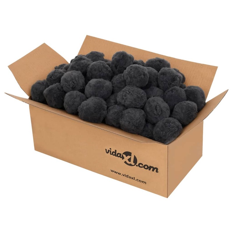 Berkfield Odor Removal Pool Filter Ball Black 700 g Polyethylene
