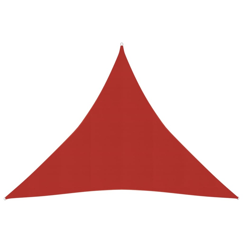 Berkfield Sunshade Sail 160 g/m__ Red 4x4x4 m HDPE
