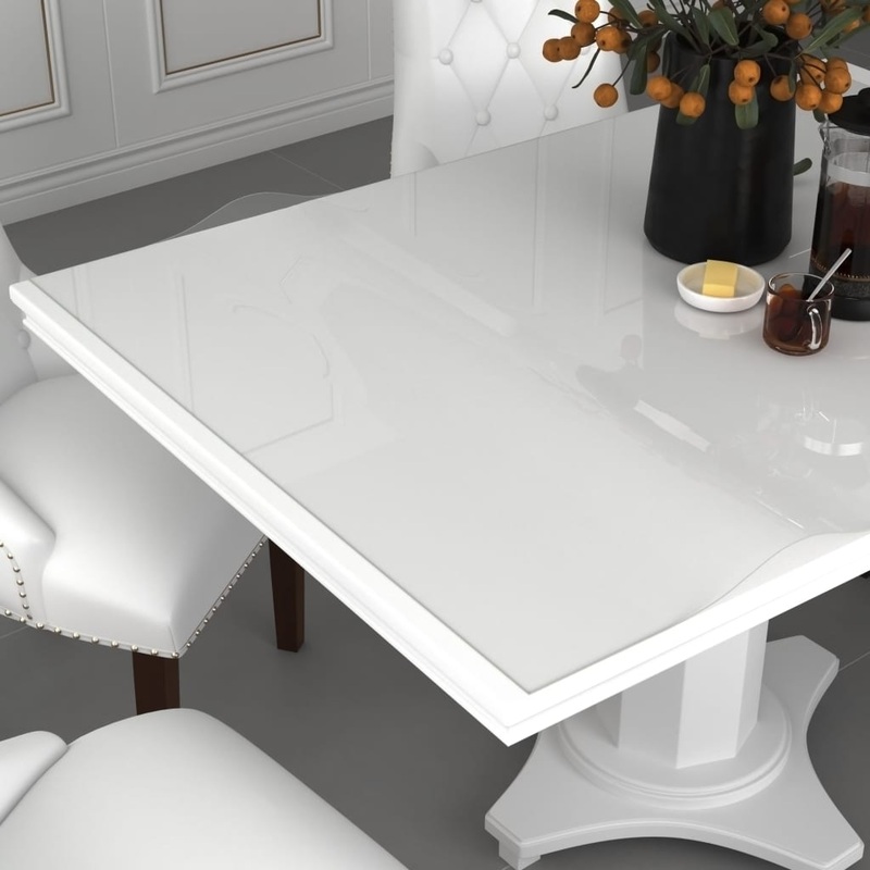 Berkfield Table Protector Transparent 80×80 cm 1.6 mm PVC