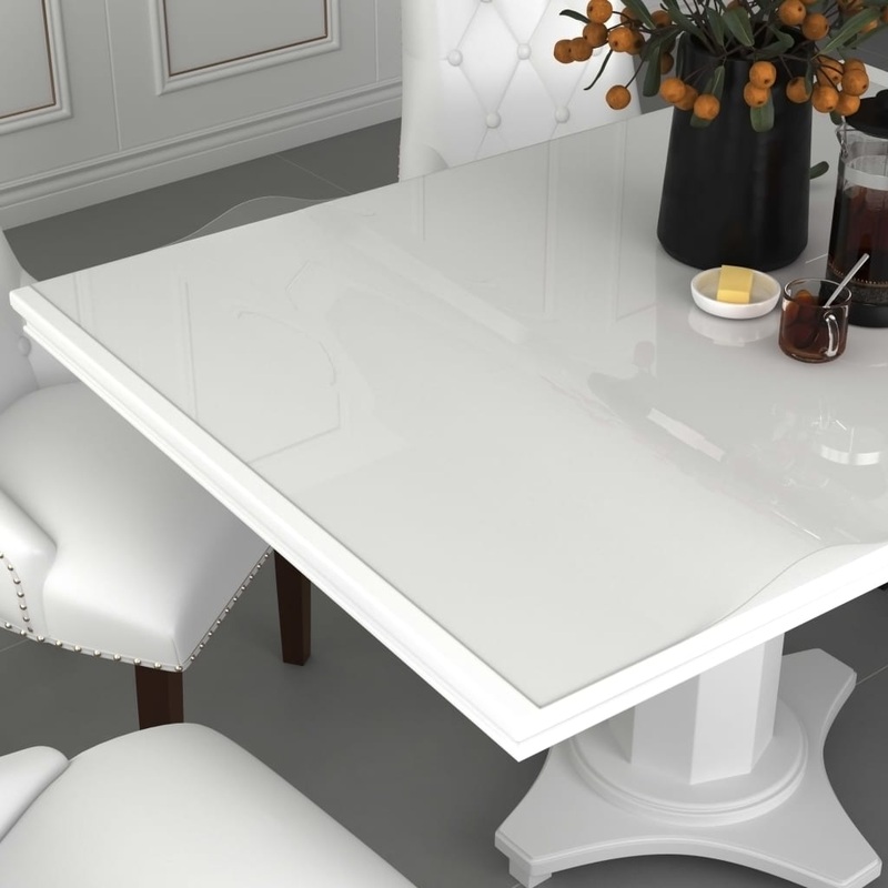 Berkfield Table Protector Transparent 90×90 cm 1.6 mm PVC
