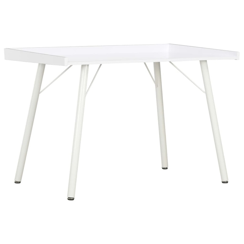Berkfield Desk White 90x50x79 cm