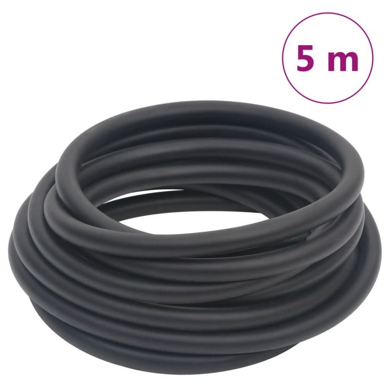 Berkfield Hybrid Air Hose Black 0.6 5 m Rubber and PVC
