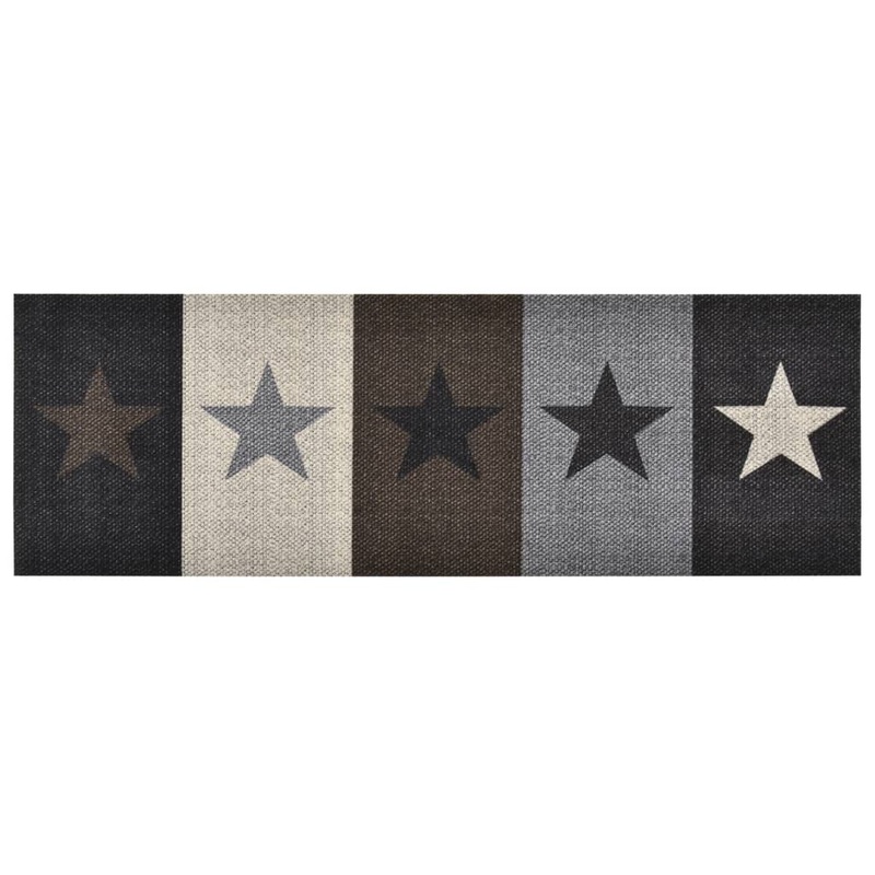 Berkfield Kitchen Carpet Washable Stars 45×150 cm