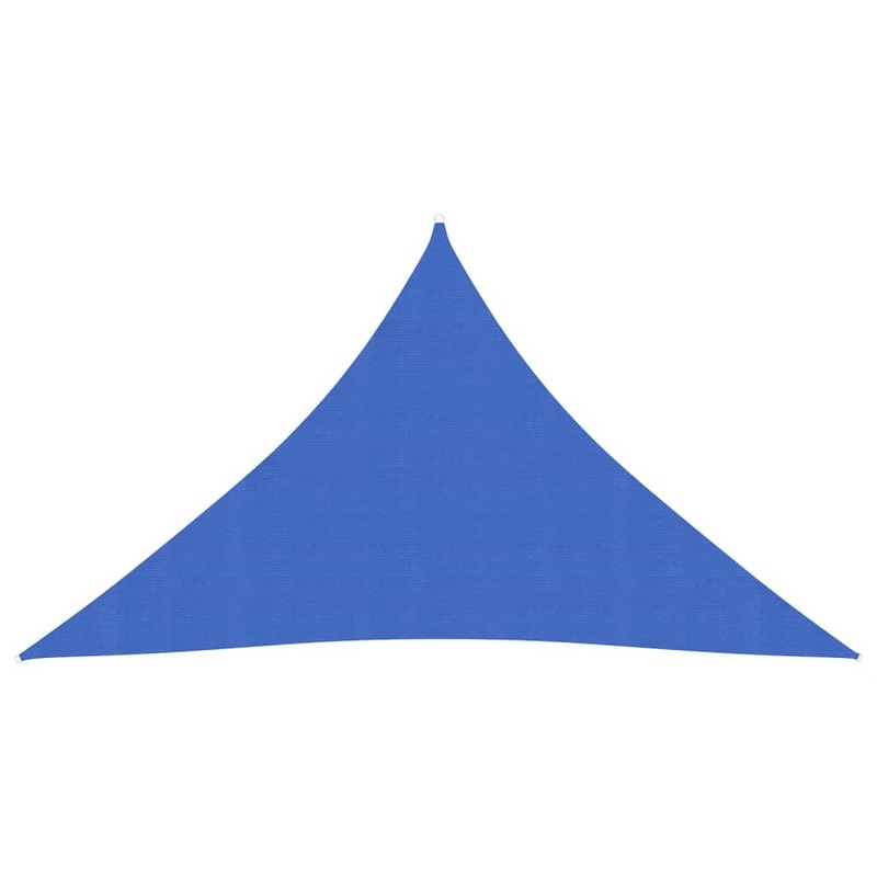 Berkfield Sunshade Sail 160 g/m__ Blue 3.5×3.5×4.9 m HDPE