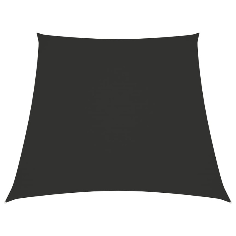 Berkfield Sunshade Sail Oxford Fabric Trapezium 3/4×3 m Anthracite