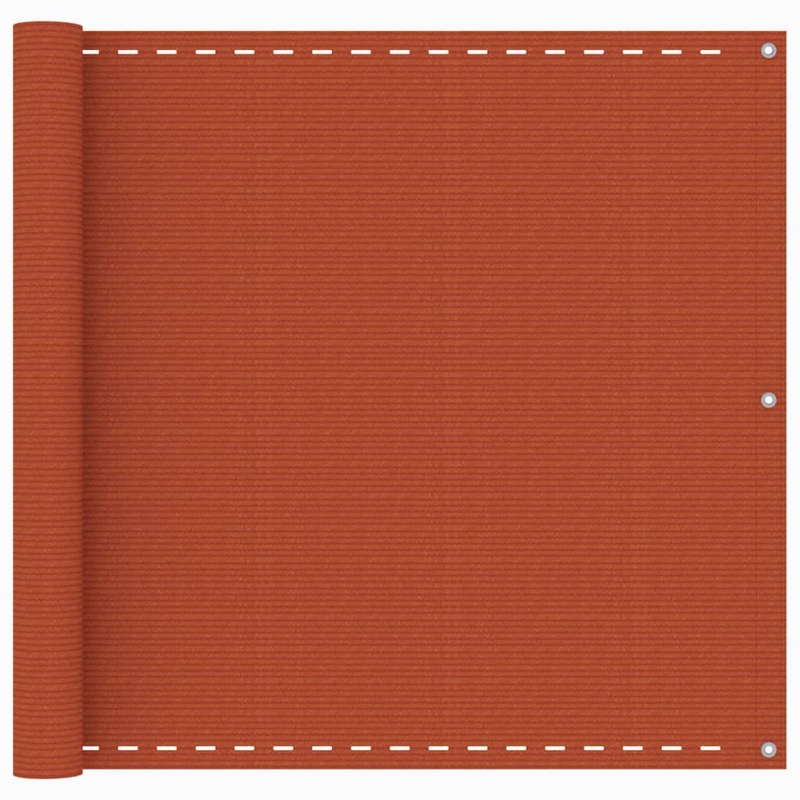 Berkfield Balcony Screen Orange 90×600 cm HDPE