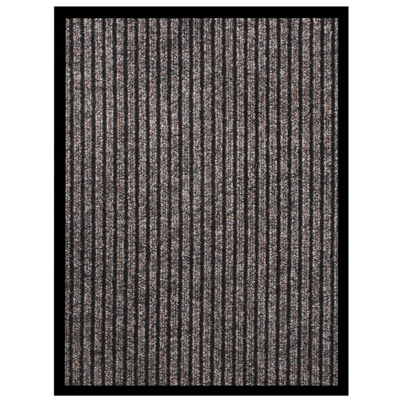 Berkfield Doormat  Striped Beige 40×60 cm