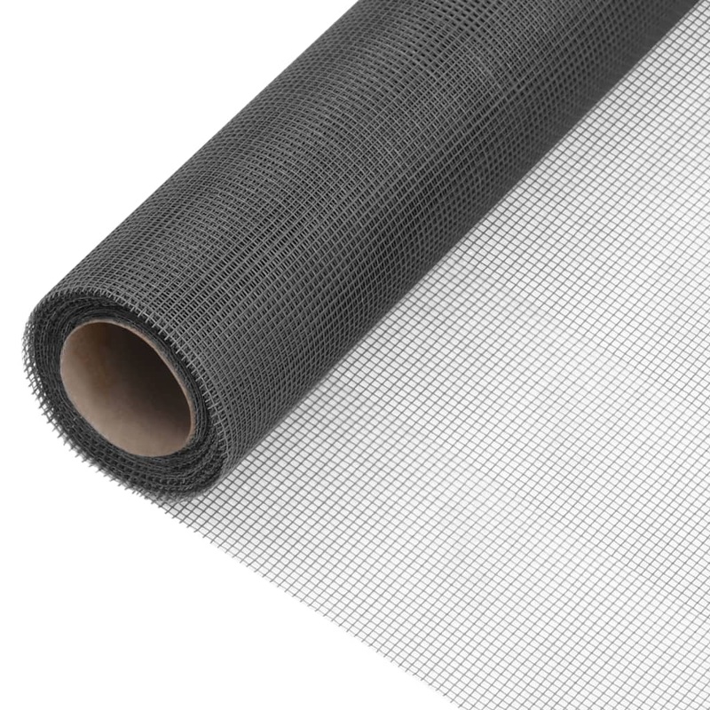 Berkfield Mesh Screen Fiberglass 80×2000 cm Black