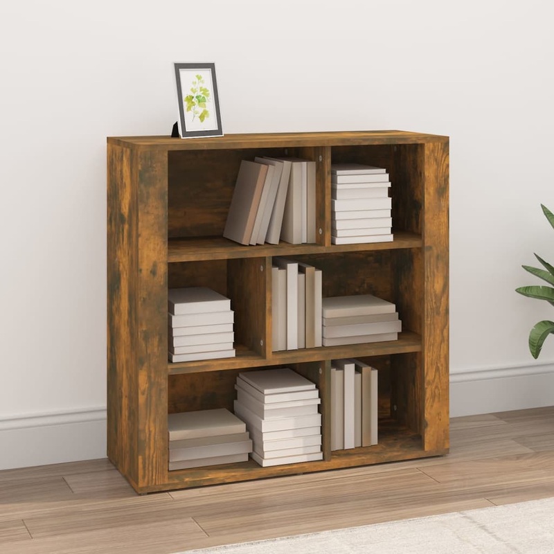 Berkfield Sideboard Smoked Oak 80x30x80 cm Engineered Wood