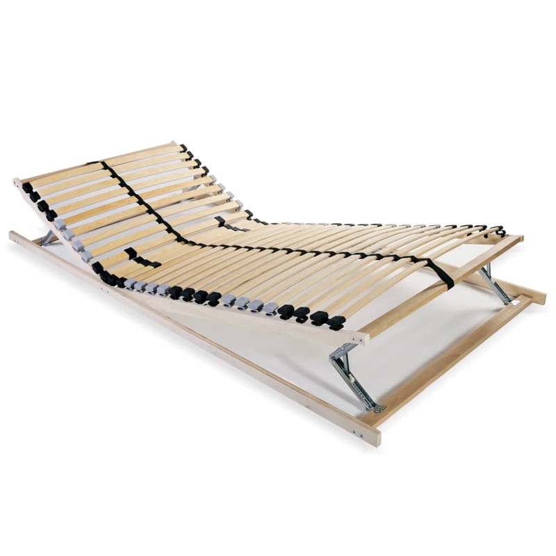 Berkfield Slatted Bed Base with 28 Slats 7 Zones 80×200 cm