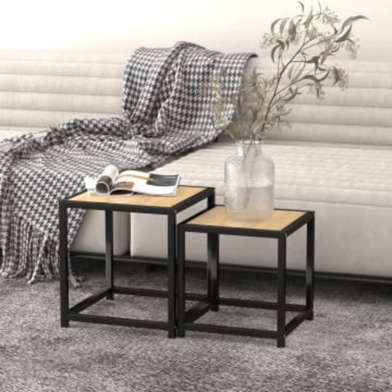 Berkfield Tea Tables 2 pcs MDF Sonoma Oak