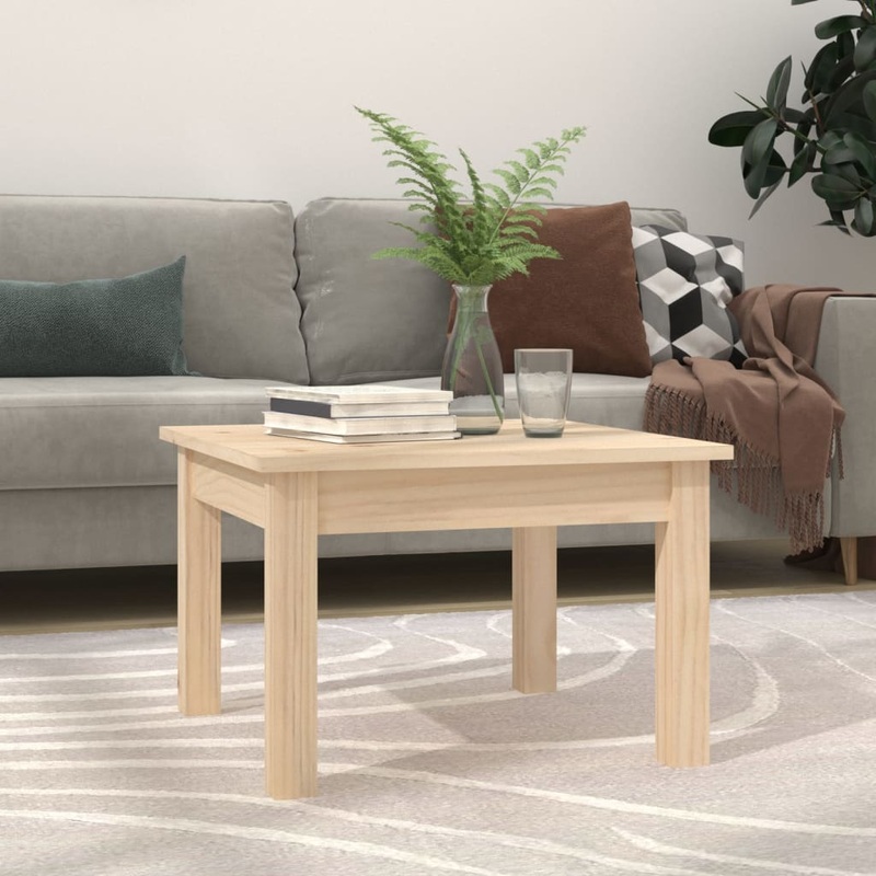Berkfield Coffee Table 45x45x30 cm Solid Wood Pine