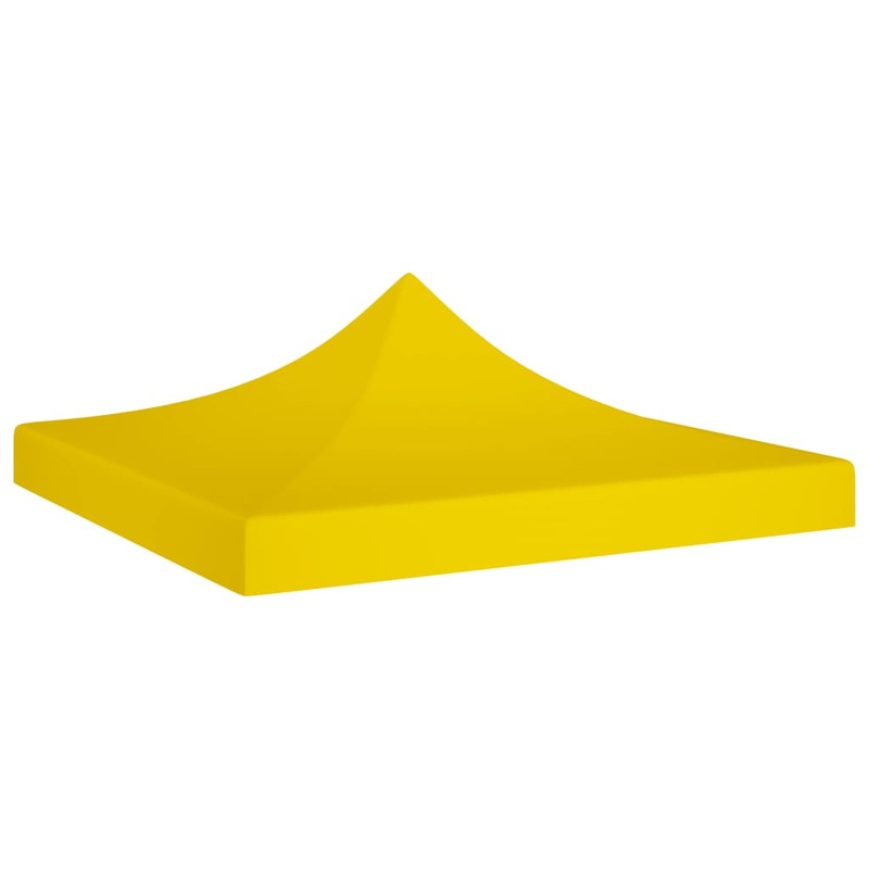 Berkfield Party Tent Roof 2×2 m Yellow 270 g/m__