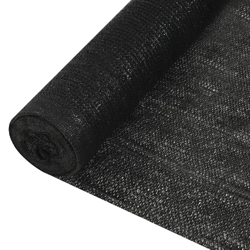 Berkfield Privacy Net Black 1.8×10 m HDPE 150 g/m__