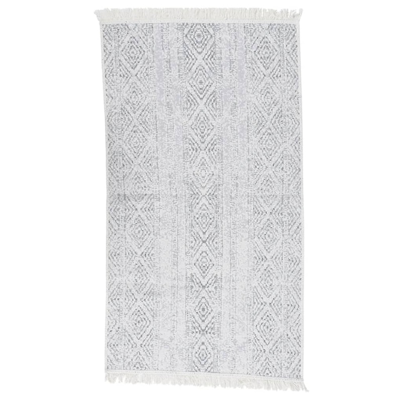 Berkfield Rug Light Grey 120×180 cm Cotton