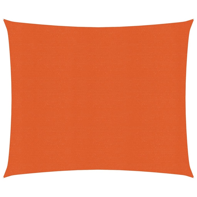 Berkfield Sunshade Sail 160 g/m__ Orange 3.6×3.6 m HDPE