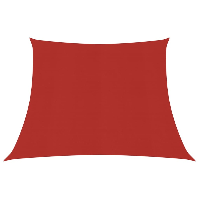 Berkfield Sunshade Sail 160 g/m__ Red 4/5×3 m HDPE