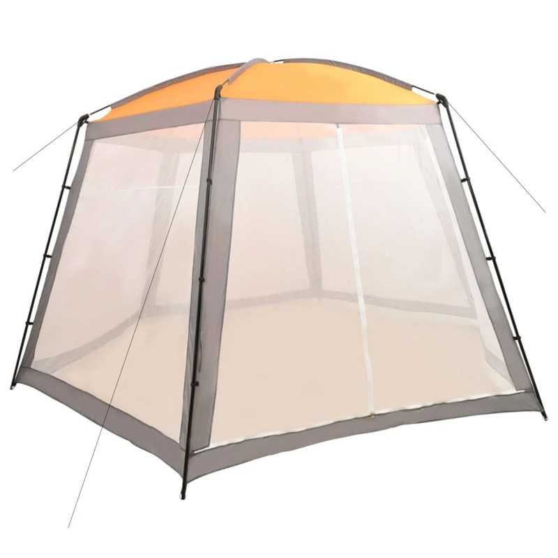 Berkfield Pool Tent Fabric 500x433x250 cm Grey