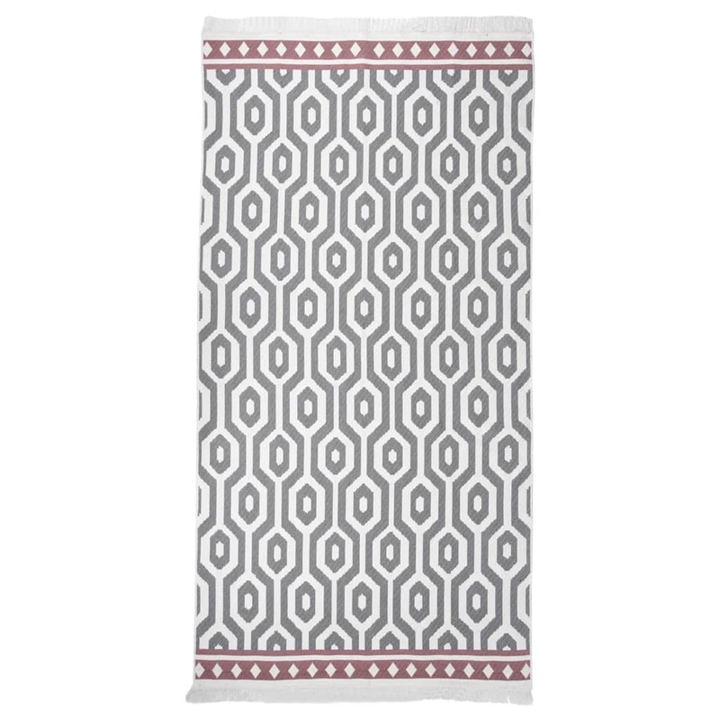 Berkfield Rug Grey 80×150 cm Cotton