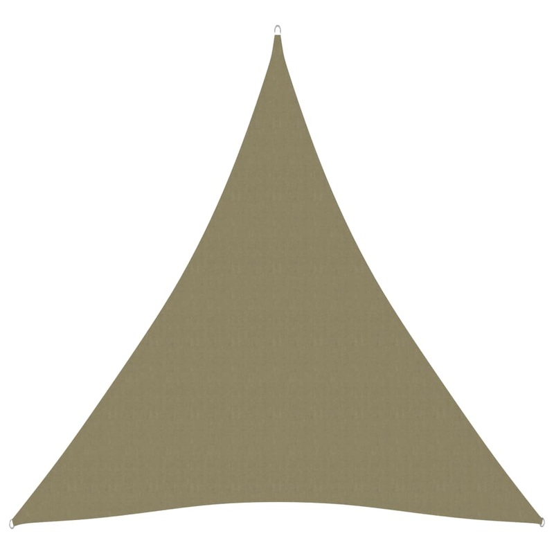 Berkfield Sunshade Sail Oxford Fabric Triangular 4x5x5 m Beige