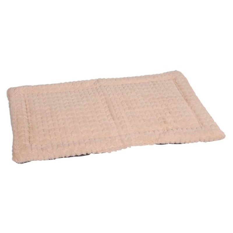 FLAMINGO Dog Cushion Zupo Flat Rectangular 70.5×41.5 cm Beige and Grey