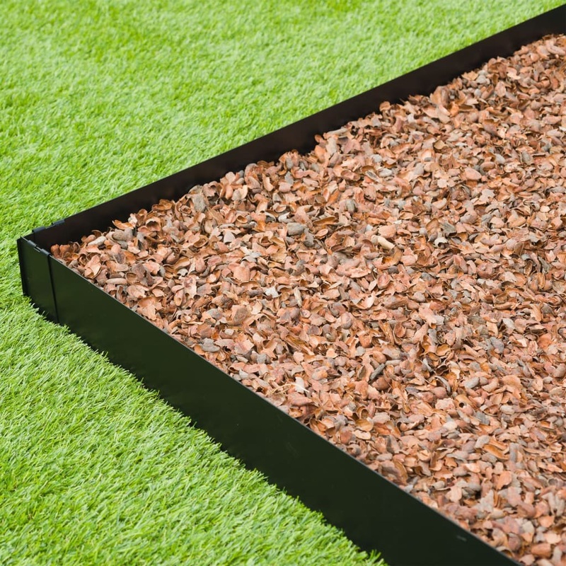 Nature Garden Border Edgings 3 pcs 91.4×10.2 cm Black