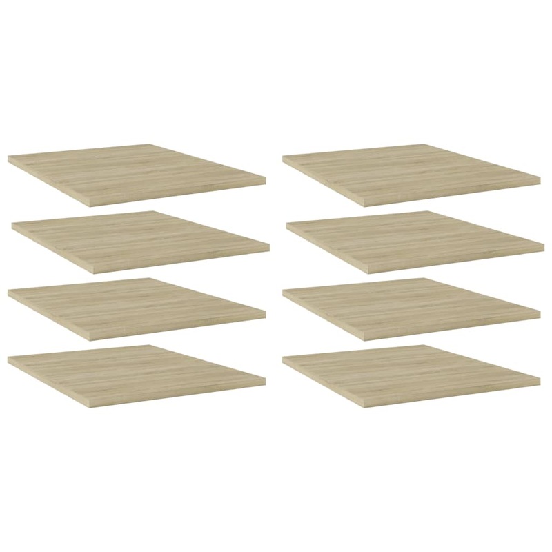 Berkfield Bookshelf Boards 8 pcs Sonoma Oak 40x50x1.5 cm Engineered Wood