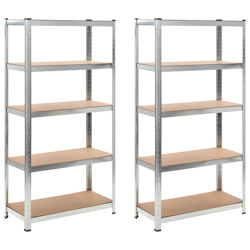 Berkfield Heavy-duty Storage Rack 2 pcs