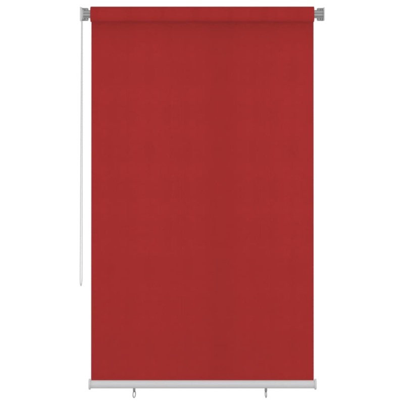Berkfield Outdoor Roller Blind 140×230 cm Red HDPE