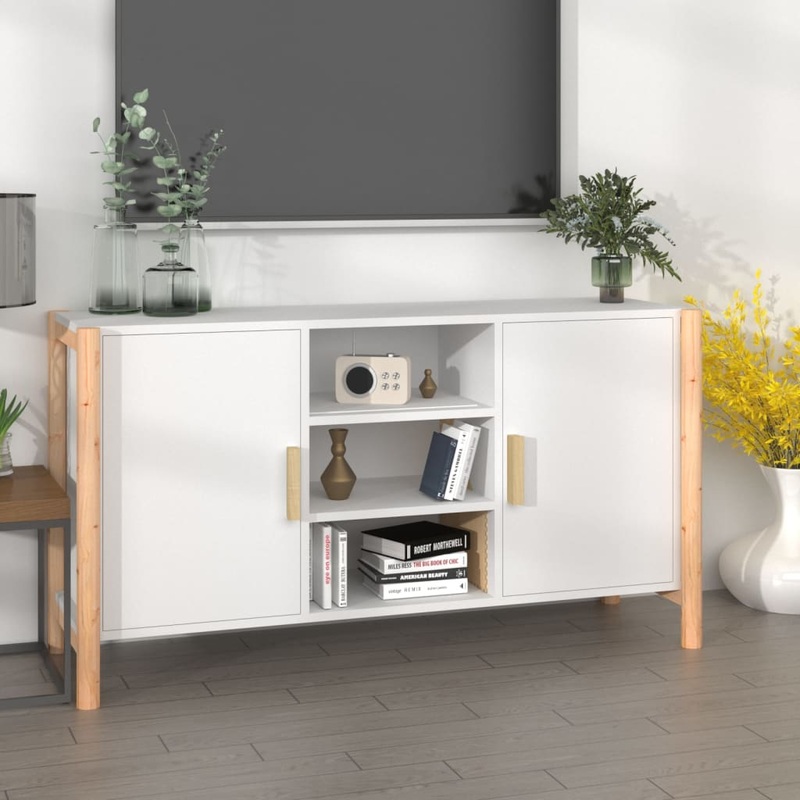 Berkfield Sideboard White 107x38x60 cm Engineered Wood