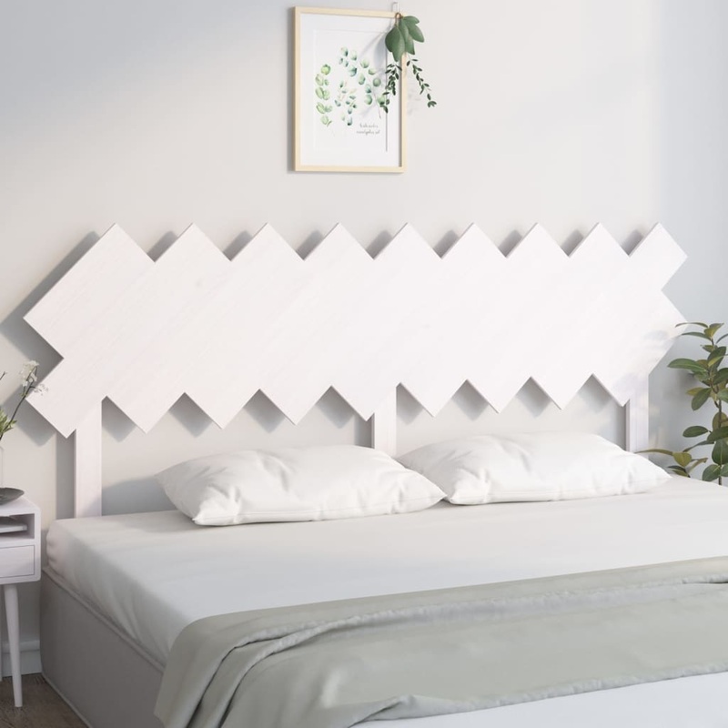 Berkfield Bed Headboard White 178x3x80.5 cm Solid Wood Pine