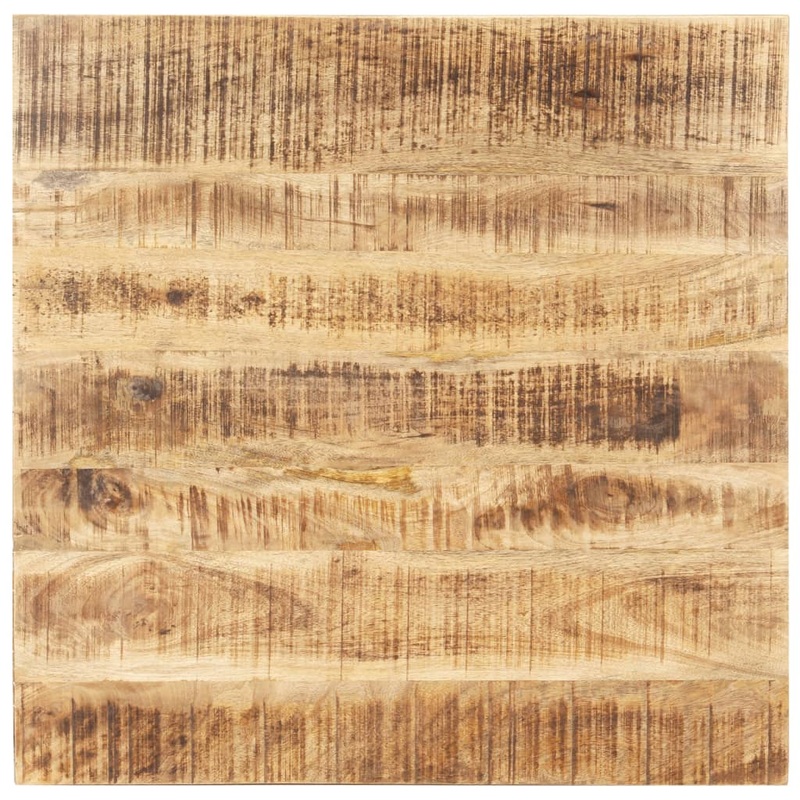 Berkfield Table Top Solid Mango Wood 15-16 mm 80×80 cm