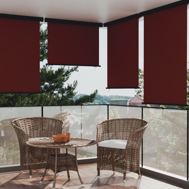 Berkfield Balcony Side Awning 122×250 cm Brown