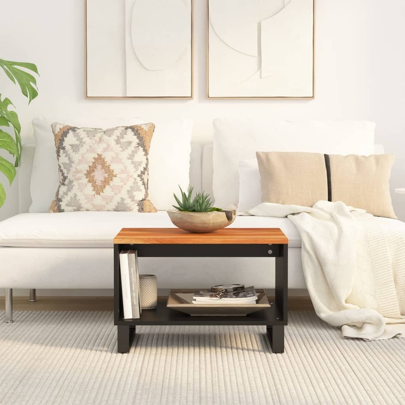 Berkfield Coffee Table 60x50x40 cm Solid Wood Acacia