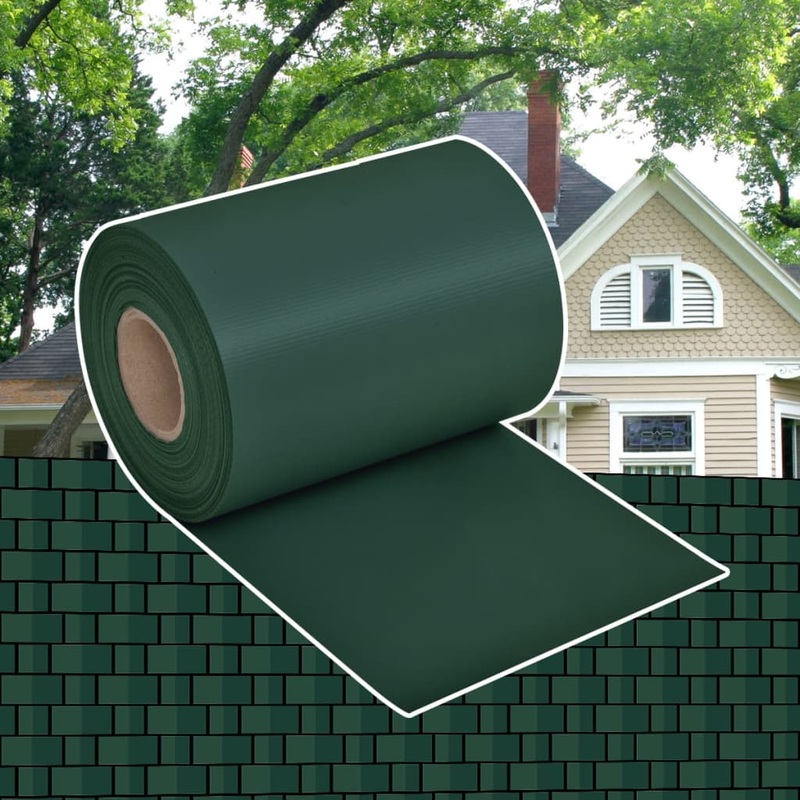 Berkfield Garden Privacy Screen PVC 70×0.19 m Green