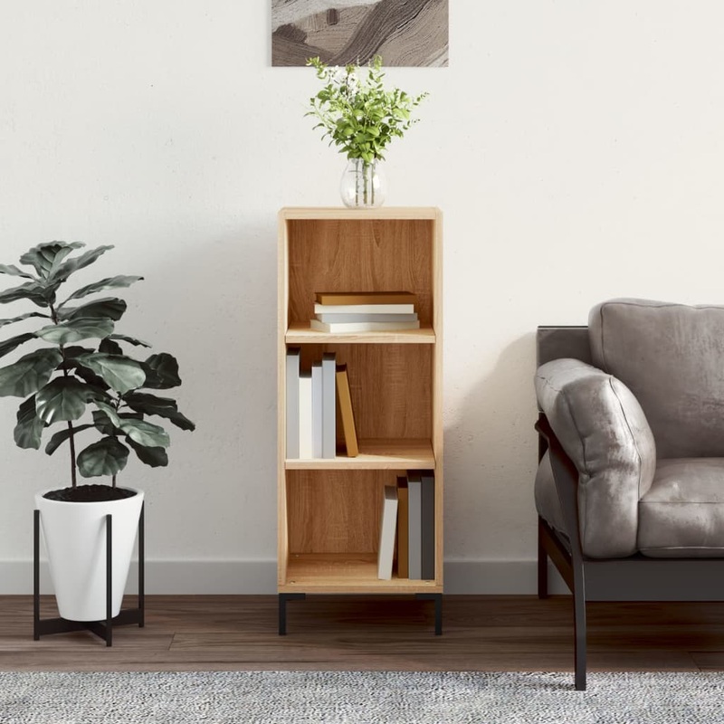 Berkfield Sideboard Sonoma Oak 34.5×32.5×90 cm Engineered Wood