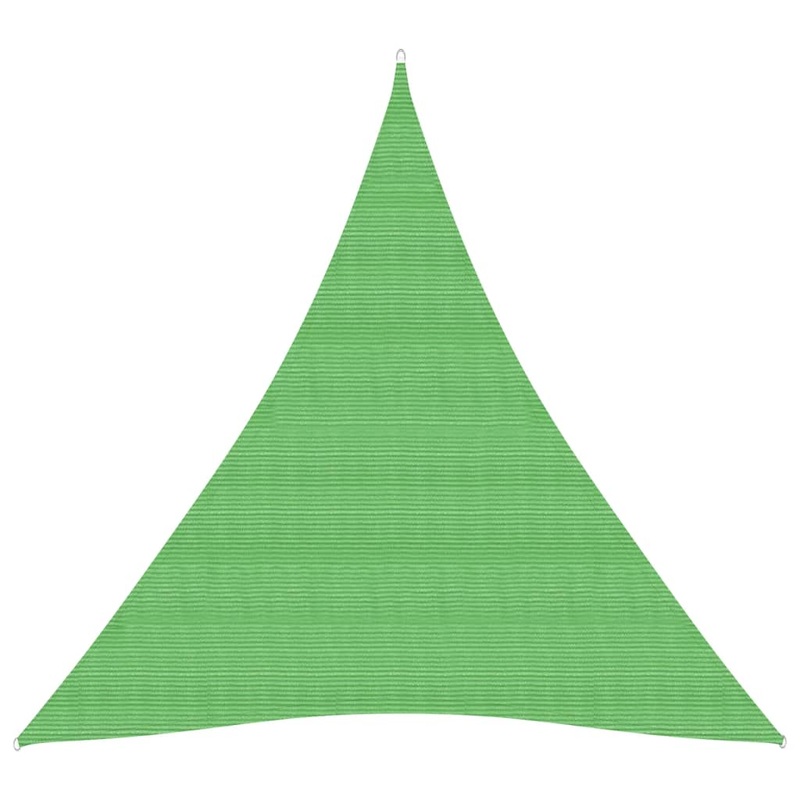 Berkfield Sunshade Sail 160 g/m__ Light Green 3x4x4 m HDPE