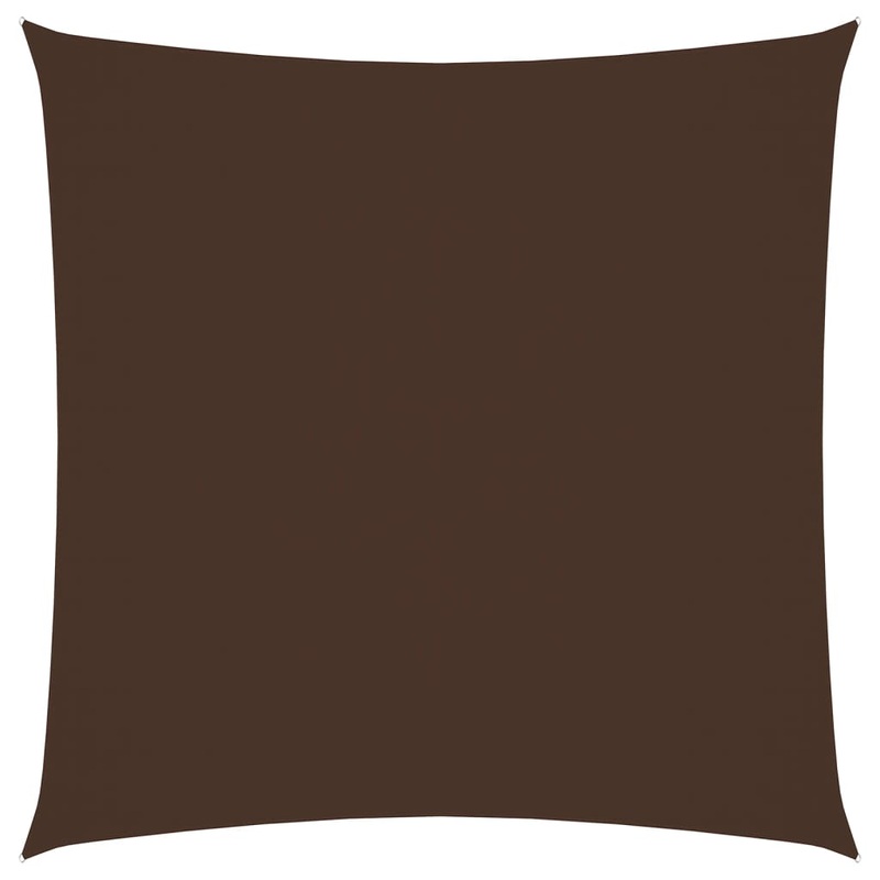 Berkfield Sunshade Sail Oxford Fabric Square 4.5×4.5 m Brown