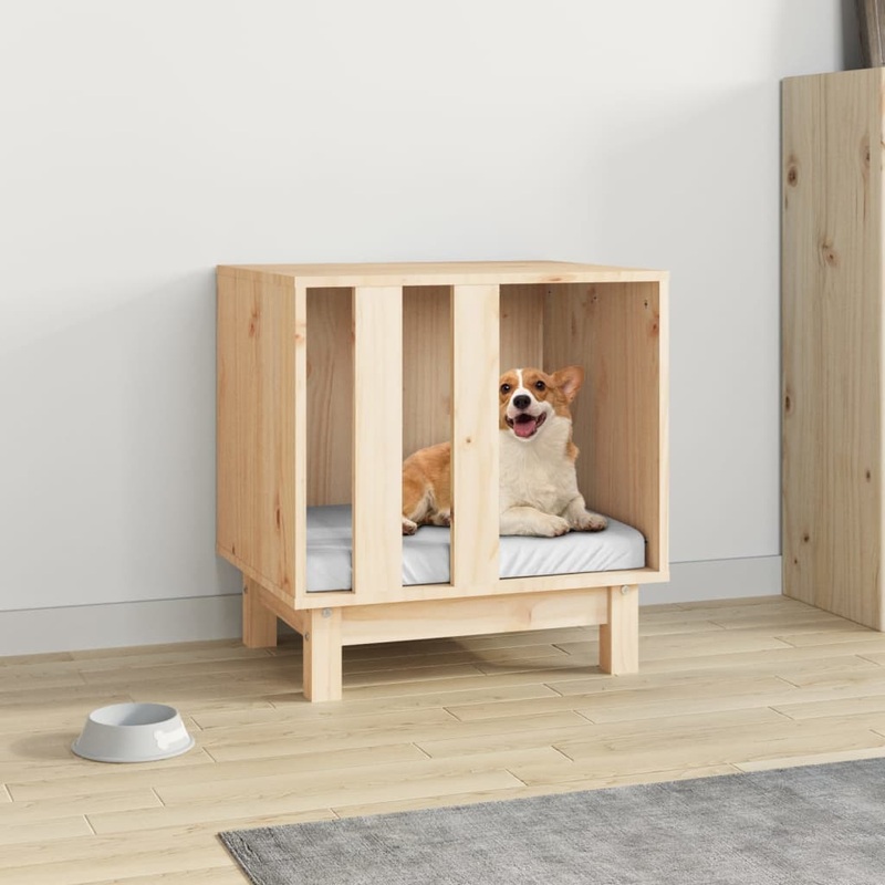 Berkfield Dog House 50x40x52 cm Solid Wood Pine