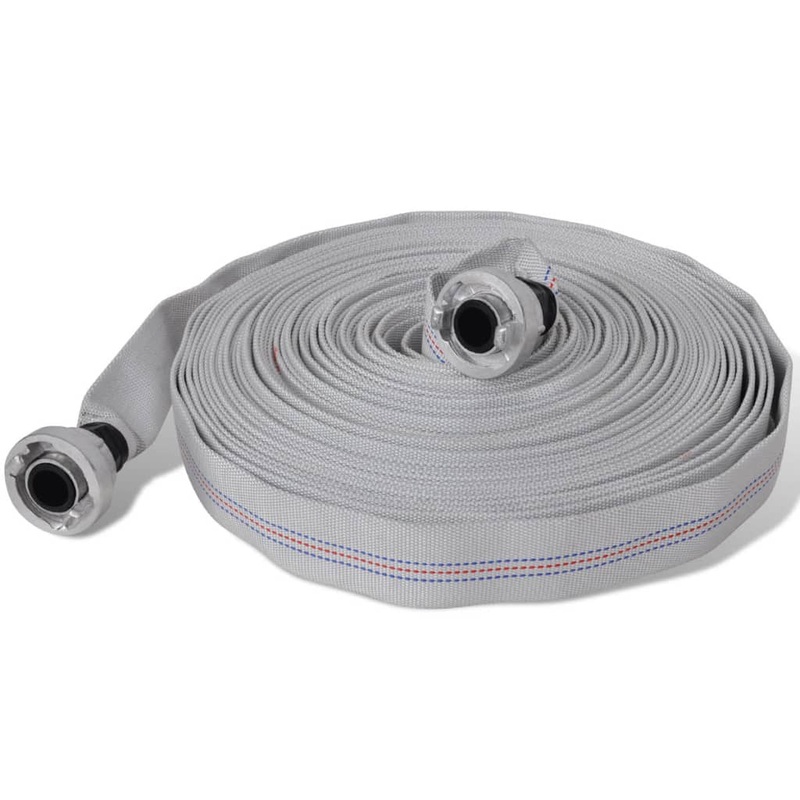 Berkfield Fire Hose Flat Hose 30 m with D-Storz Couplings 1 Inch