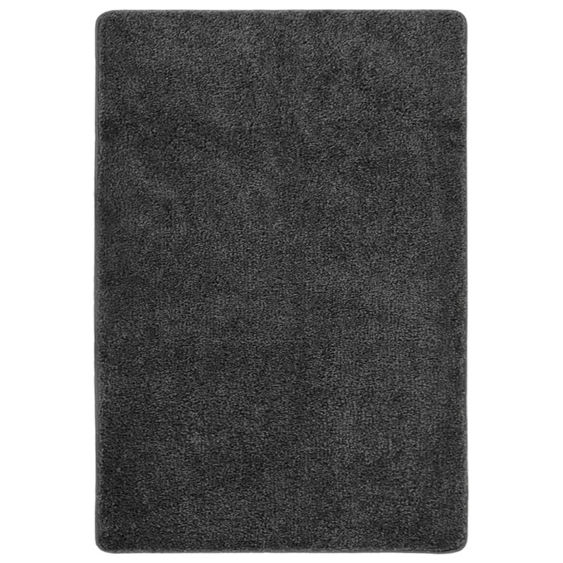 Berkfield Shaggy Rug Dark Grey 160×230 cm Anti Slip
