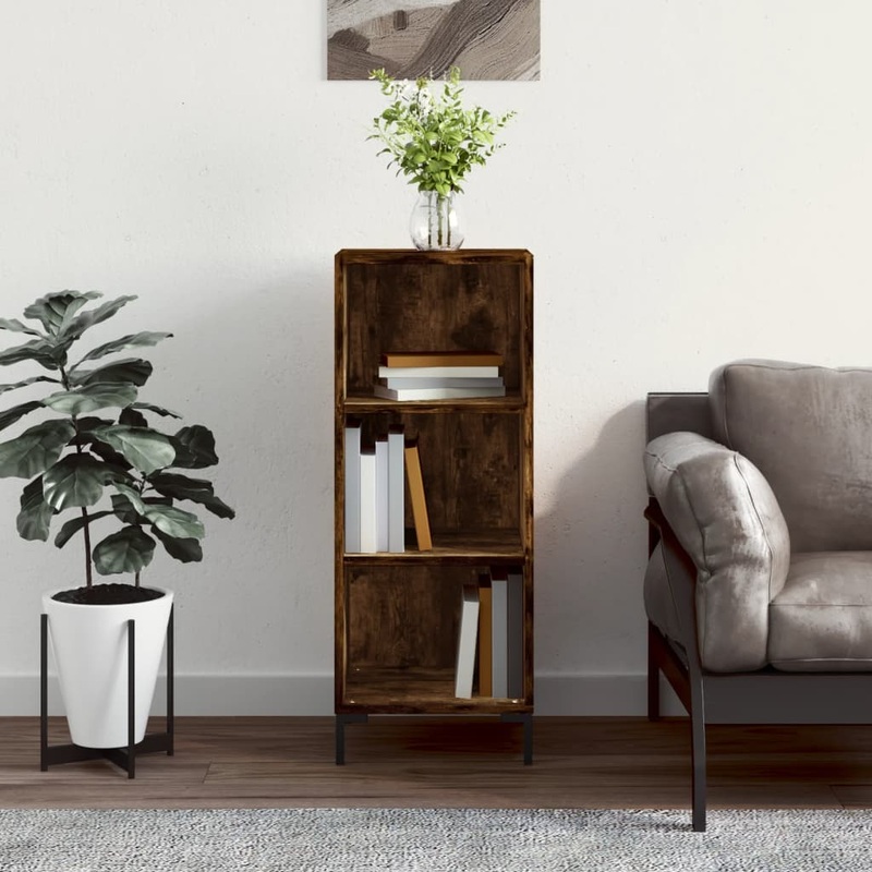 Berkfield Sideboard Smoked Oak 34.5×32.5×90 cm Engineered Wood