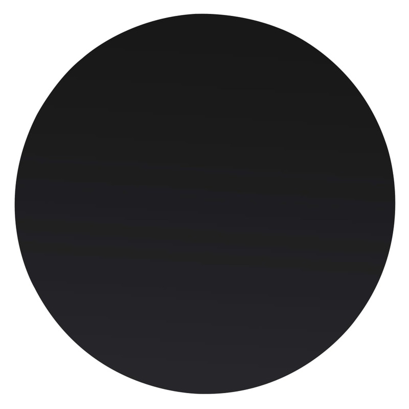 Berkfield Table Top Tempered Glass Round 300 mm