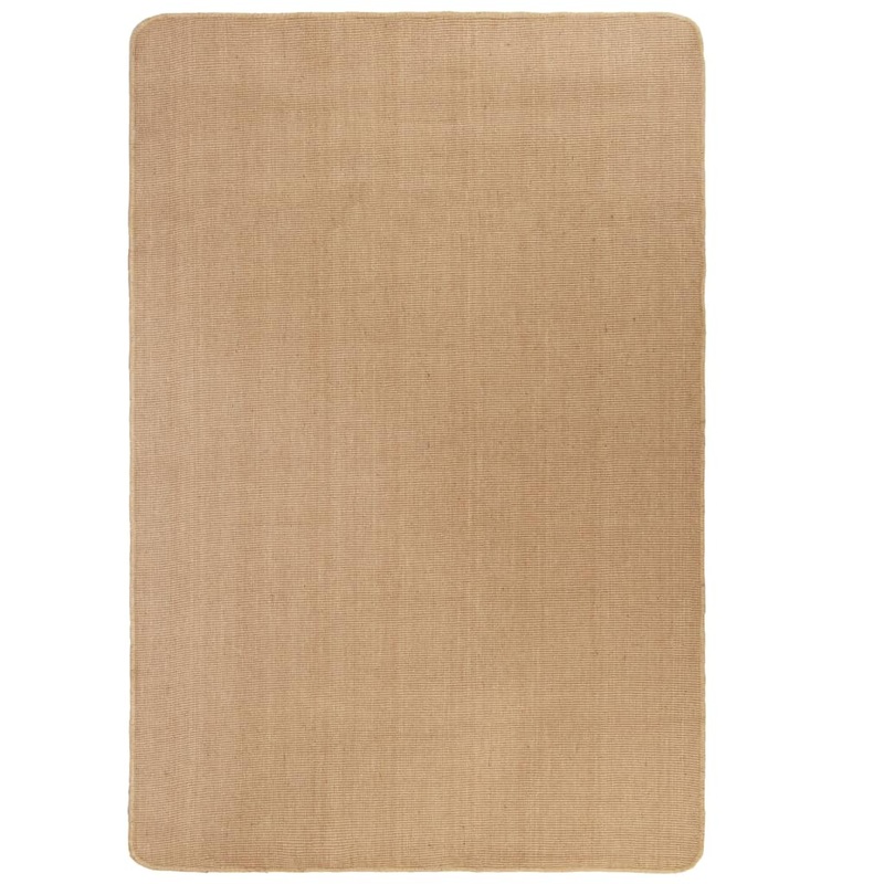 Berkfield Area Rug Jute with Latex Backing 180×250 cm