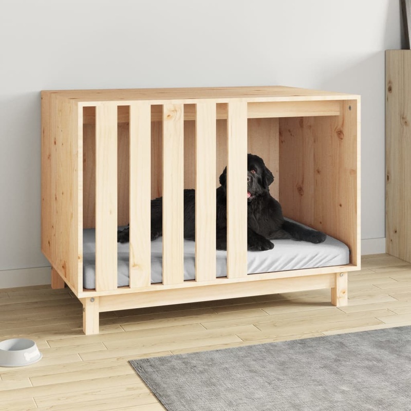 Berkfield Dog House 90x60x67 cm Solid Wood Pine