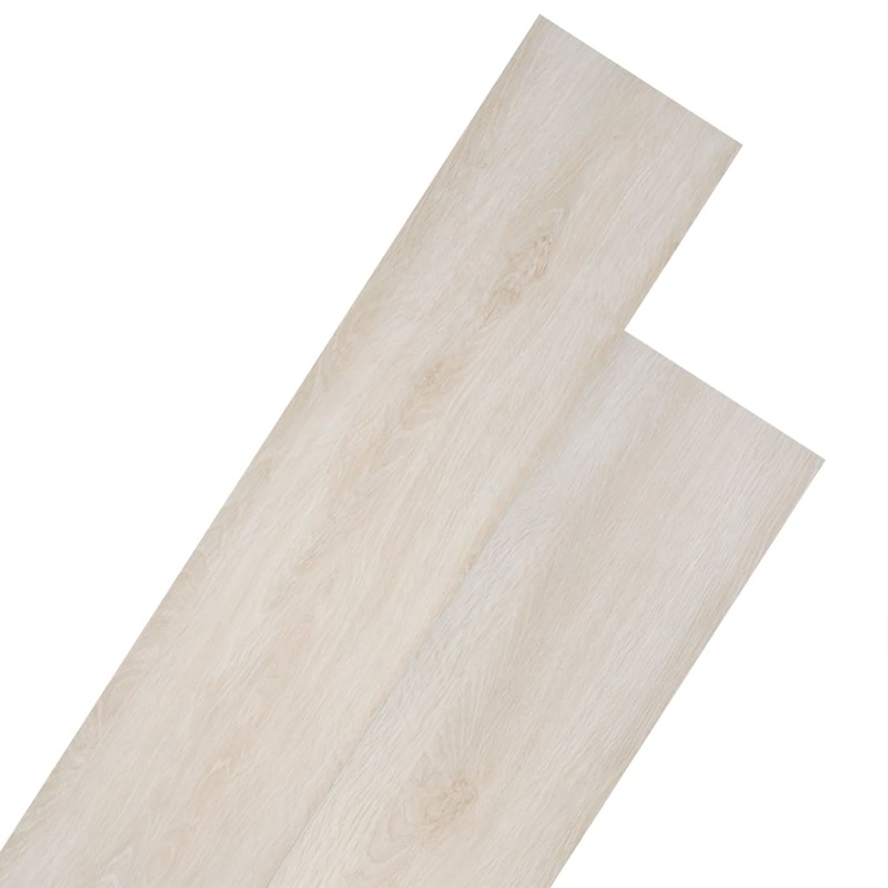 Berkfield Non Self-adhesive PVC Flooring Planks 4.46 m__ 3 mm Oak Classic White