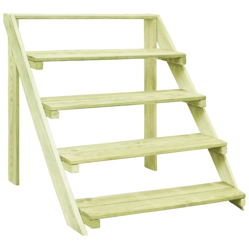 Berkfield Plant Stand 80x80x80 cm Impregnated Pinewood